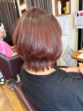 美容室ヒラトヤ 仙北店 20代30代40代50代☆大人可愛いこなれひし形ネオウルフ