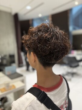アヴァンスクロス あべのルシアス店(AVANCE. CROSS) マッシュ×スパイラルパーマ