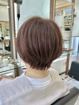 ハーツ(Heart's) 白髪ぼかし脱白髪染め髪質改善似合わせショートボブ40代50代60代