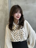 ロンド ストラーダ 心斎橋(Lond strada)&nbsp;エアリーロング×ピンクベージュ×美髪［髪質改善/縮毛矯正］