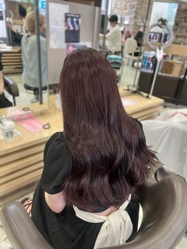 ゼスト 吉祥寺店(ZEST) 【籠倉】ブリーチなしダブルカラー/カシスブラウン/吉祥寺