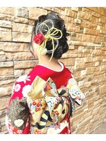 エノモト(ENOMOTO) 二十歳の集い 前撮りシニヨンヘア