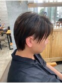 【soy-kufu】MEN'S HAIRアッシュブラックカルマパーマ