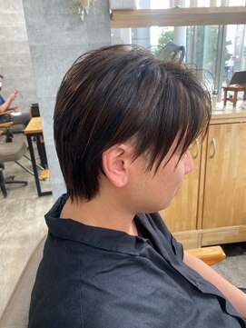 ソイクフ 四条大宮店(SOY-KUFU) 【soy-kufu】MEN'S HAIRアッシュブラックカルマパーマ