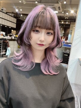 ベレーザシェルト(Beleza scelto) 10095秋色ピンクヘアーラベンダーパープル透明感インナーカラー