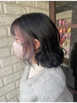 リー 東三国(Lee) ボブ×フェイスフレーミングラベンダー