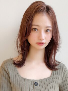 エトラ 渋谷店(etora) 小顔 フェミニンロング メルティーカラー 似合わせカット"