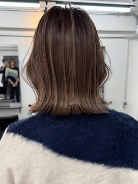 ジル ブラン 福岡(JIL BLAN) 大人可愛い30代40代50代ボブ/ショートカット/白髪染め白髪ぼかし