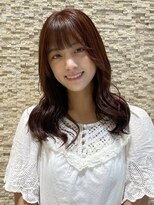 ピークアブー 原宿ハラカド(PEEK-A-BOO) イメチェン/暖色カラー/ミディアム/巻き髪/艶髪/顔周りレイヤー