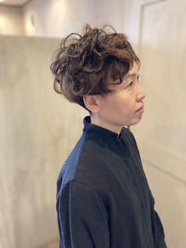 ヘアーリゾートガーデン 南林間店(Hair Resort Garden) お洒落ハイライト×パーマ/ショート