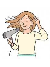 【セルフブロー】ドライヤーやスタイリング剤も使い放題！自分好みにセット♪