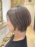 【頭皮ケア】カット+ヘッドスパ30分￥9900　#ヘッドスパ＃ボブ#ショート