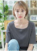 透明感ミルクティーアッシュ小顔ウルフカットh4志木10代20代30代