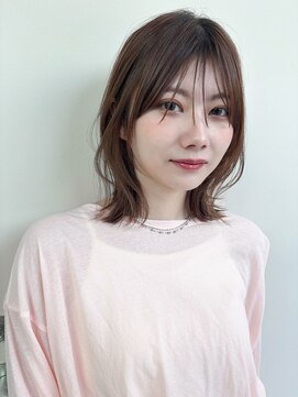 ミンクス 青山店(MINX) 【MINX 土屋】レイヤーボブ×赤みなしカラー