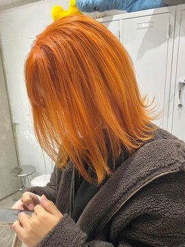 デート 原宿(DATE) ダブルカラーミルクティーベージュカラーケアブリーチハイトーン