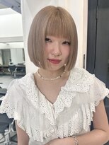 シェノン バイ アランスミシー 表参道(CHAINON by Alan smithee) ハイトーンパツッとボブ!