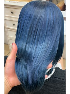 シャルティア 岩国(SHALLTIA) ハイトーン/寒色系カラー/ブルー/ストレートトリートメント