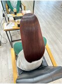 くびれヘア/アプリコットオレンジ/夏のヘアアレンジ/水戸