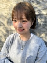 ロンドプランタン 恵比寿(Lond Printemps)&nbsp;くびれヘア/アプリコットオレンジ/韓国/ブリーチ/レイヤー