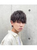 波打ちツイストスパイラルマッシュスタイル