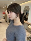 * アッシュグレー*顔周りカット【Zina北千住ミルディス通り】
