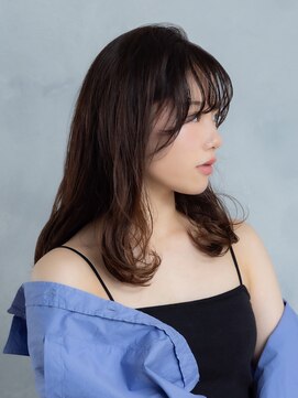 アース 溝の口店(HAIR&MAKE EARTH) くびれミディアム[溝の口/髪質改善/縮毛矯正/白髪ぼかし]