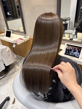 ロンドブルーム 天神大名店(Lond Bloom) 暗めカラー/ブリーチなしカラー/ココアベージュ/福岡/天神/20代