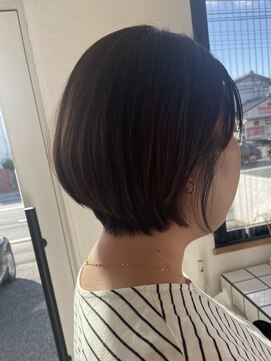 金子美容室 ショートボブ