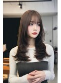 髪質改善ストレート/ハッシュカット/バタフライレイヤーカット