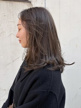 フィレール(filer) オリーブベージュ・レイヤーカット