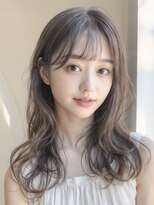 イチパーセント 横浜(1%)&nbsp;着物ヘア/大人ガーリー/ダークアッシュ/似合わせカット/横浜