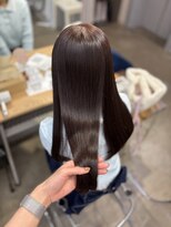 リラクオーレ 三宮 元町(LIRA CUORE) ショコラブラウン×髪質改善縮毛矯正