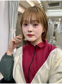 丸みのあるコンパクトなボブ