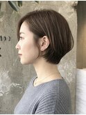 ひし形ショートボブ/ショートヘア/30代/40代/50代/表参道
