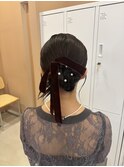 宇都宮/インターパーク/ヘアアレンジ カチモリ タイトシニヨン