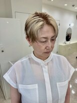 モト 船橋(moto) 外国人風ホワイトブロンドピクシーショート【船橋】