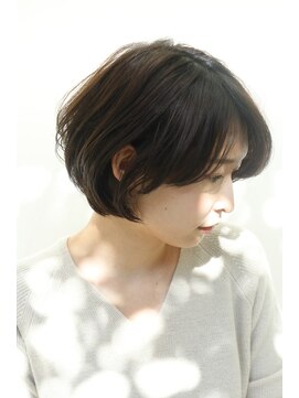 グロスシーループユナイテッド(GROSS C-LOOP UNITED) 大人ショートボブスタイル×ナチュラルブラウン