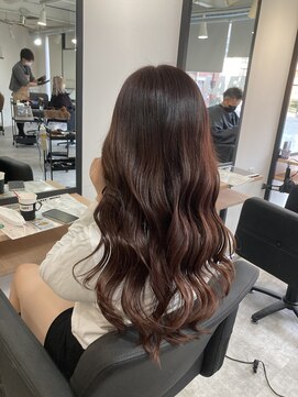 ラフ 難波店(LAFF) #黒髪#ボブルフ#ネビージュ#小顔#ワンレン