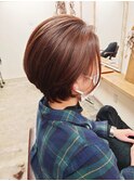30代40代50代大人かわいいショート小顔ひし形