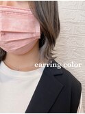 イヤリングカラー♪