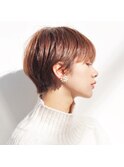マッシュショート／ピンクアッシュ／表参道／30代40代50代