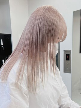 ベレーザシェルト(Beleza scelto) 2153外国人風カラーフリンジバングルーズヘアバニラベージュ