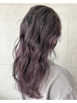 バングヘアーデザイン(BANG HairDesign) パープルグラデーションカラー