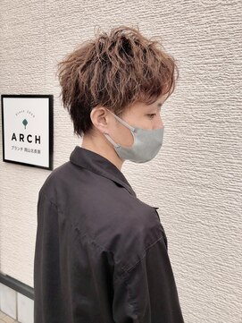 アーチ ブランチ 岡山北長瀬店(ARCH) 【ARCH 竹田】ザックリショート　ツイストスパイラルパーマ