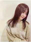 顔周りレイヤー/ボルドー/韓国