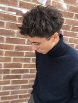 メンズ　ハイセンスな刈り上げシンプルショート