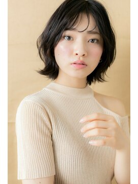 モッズヘア 越谷(mod's hair) □シースルーバング大人ショートボブウルフ303越谷20代30代40代