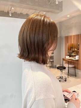 ガリカ 大名(Gallica) 【森千晶】韓国風くびれヘア/大人可愛い艶感ナチュラルベージュ