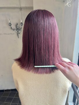 アンリ(Henri) 【かしむら】ブリーチ/ケアブリーチ/ブリーチカラー/暖色カラー