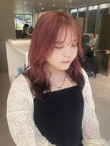 ローレンアオ(LOREN AO)&nbsp;【LOREN AO】裾カラー/デザインカラー/ピンクベージュ/ブリーチ